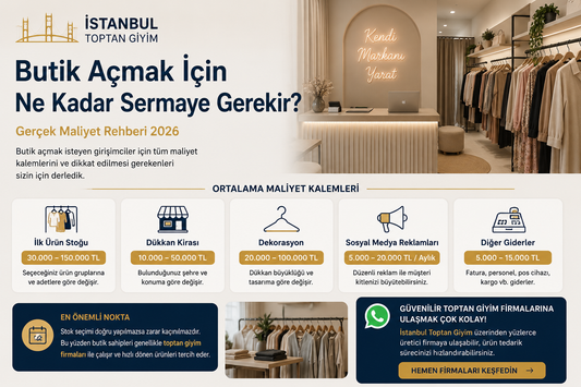 Butik Açmak İçin Ne Kadar Sermaye Gerekir? (Gerçek Maliyet Rehberi)
